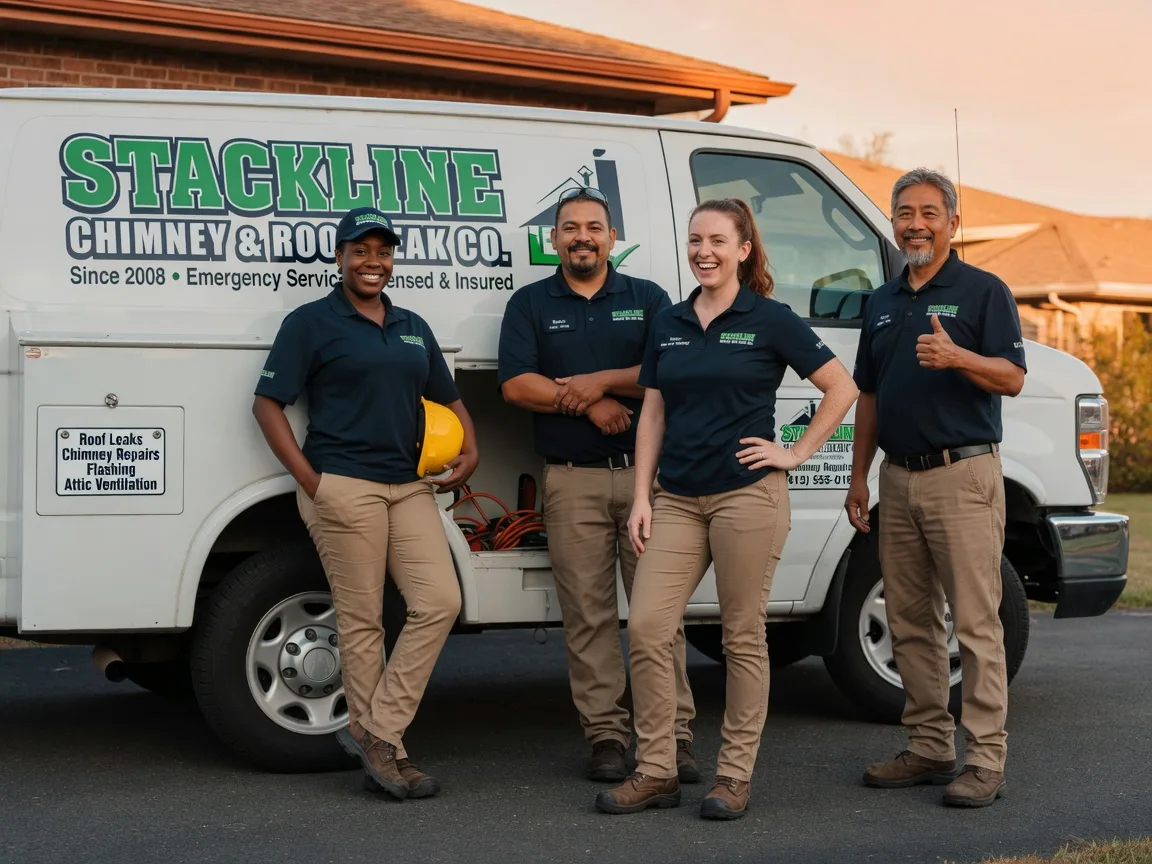 Chimney flashing repair company in Orleans, CA